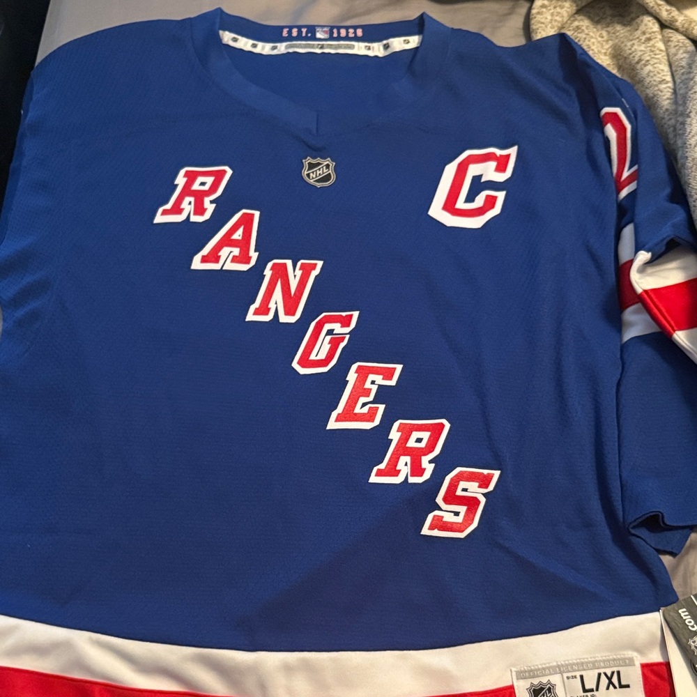 NHL Rangers Hockey Jersey - Ryan McDonagh Captain Replica